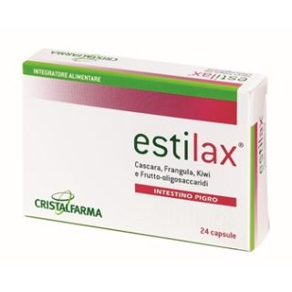 Cristalfarma ESTILAX  Integratore alimentare per intestino pigro 24 capsule