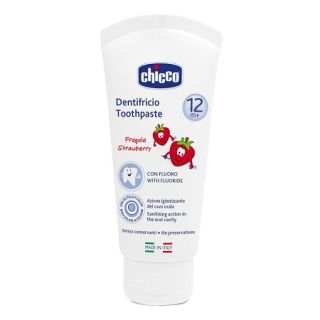 CHICCO DENTIFRICIO gusto  FRAGOLA  12 mesi + 50 ml