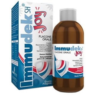 Immudek Joy Fragola Sciroppo integratore per le difese immunitarie 200 ml