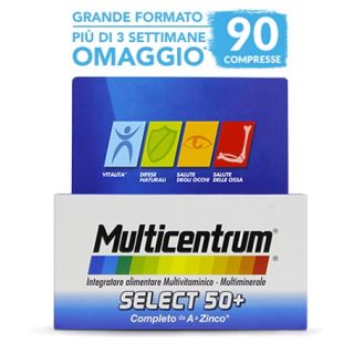 MULTICENTRUM SELECT 50+ Integratore multivitaminico 90 compresse