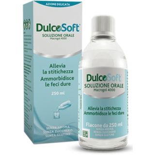 DulcoSoft Soluzione Orale Macrogol 4000 Integratore Stitichezza 250 ml
