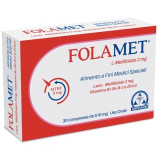 A. B. Pharm FOLAMET Integratore alimenatare 30 compresse