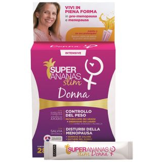 ZUCCARI SUPER ANANAS SLIM DONNA Integratore per menopausa 28 bustine da 10 ml