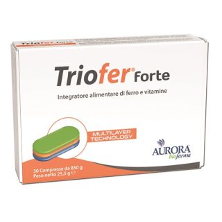 AURORA BIOFARMA TRIOFER FORTE Integratore alimentare 30 compresse