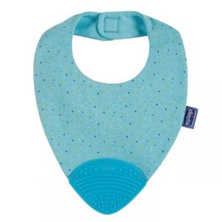 Chicco bavaglino massaggiagengive GUMMY azzurro