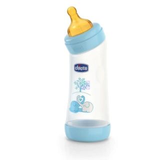 Chicco biberon well being angolato in polipropilene bimbo 250 ml