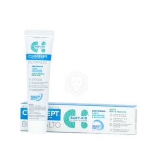 Curasept Biosmalto Dentifricio Carie abrasione e erosione Baby-Kid alla menta 50 ml **