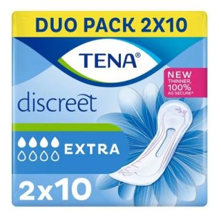 Tena Discreet Extra Assorbenti per incontinenza 2X10 pezzi