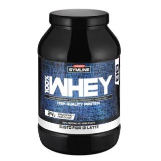 Enervit Gymline 100% Whey integratore di proteine al Fior di Latte Barattolo 900 g