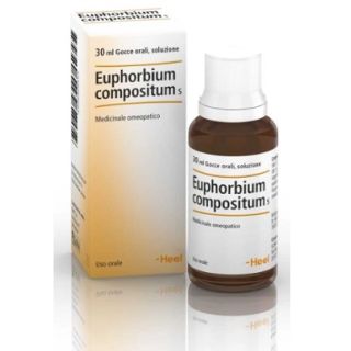 Guna Euphorbium Compositum medicinale omeopatico per sinusite gocce 30 ml