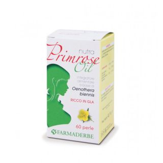 Farmaderbe Primrose Oil integratore ciclo mestruale 60 Perle