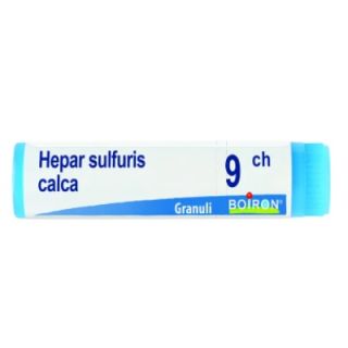 BOIRON HEPAR SULFURIS CALCAREUM MEDICINALE OMEOPATICO 9 CH GLOBULI