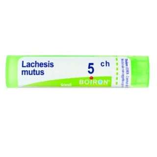 BOIRON LACHESIS MUTUS MEDICINALE OMEOPATICO 5 CH GRANULI