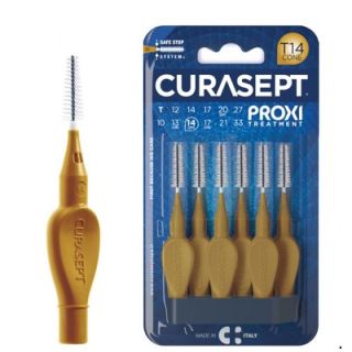 Curasept Proxi Prevention T14 Cone Scovolini ocra 6 Pezzi