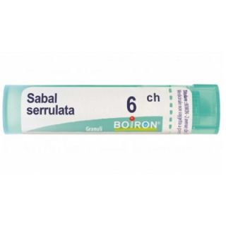 BOIRON SABAL SERRULATA MEDICINALE OMEOPATICO 6 CH GRANULI
